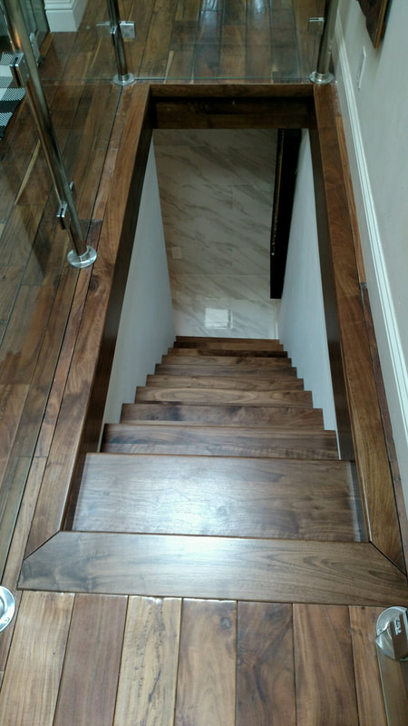 All Wood Floors, stairway